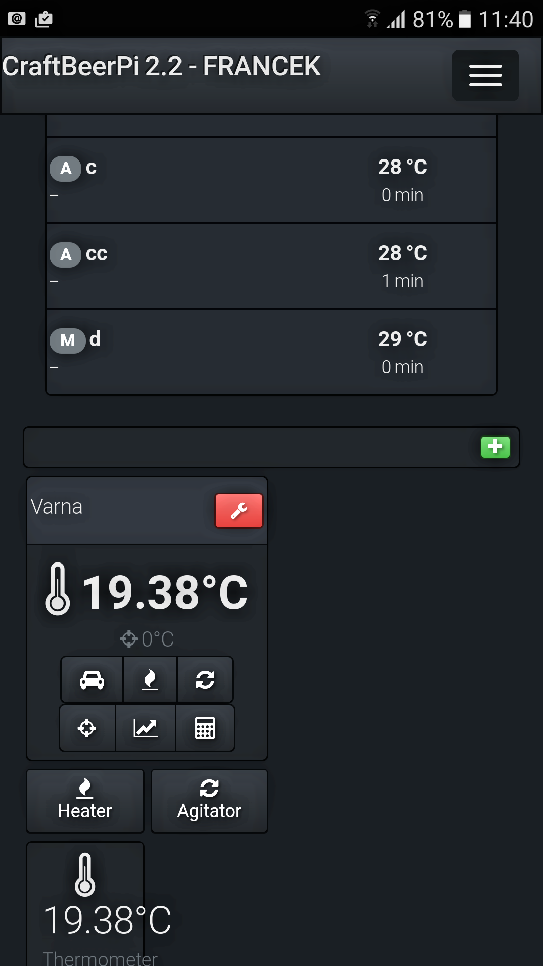 Raspberry Pi3 & Craftbeerpi